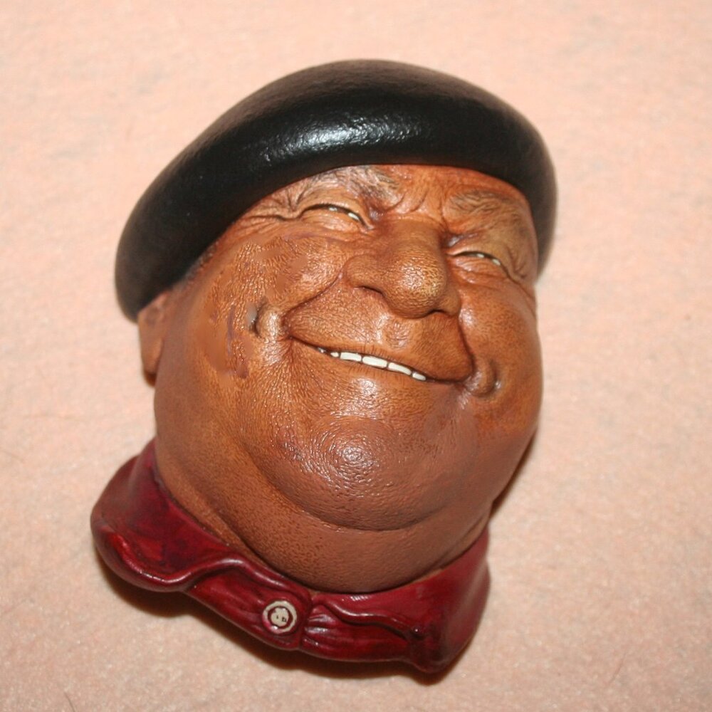 Vintage Pierre Bosson Mask Head Character Pancho Chalkware Wall …